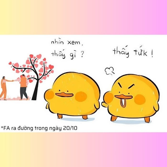 Meme troll bạn bè cực kỳ hài hước cho ngày 20/10