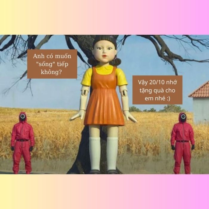 Meme 20/10 dành tặng người yêu/vợ yêu thương