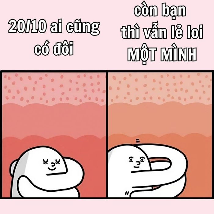 Meme tự chế hài hước tặng bạn bè vào ngày 20/10