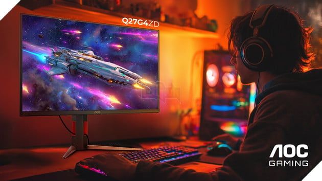 AOC Gaming Q27G4ZD - Màn hình gaming QD-OLED tầm trung chính thức ra mắt cùng các ưu đãi hấp dẫn lần thứ ba