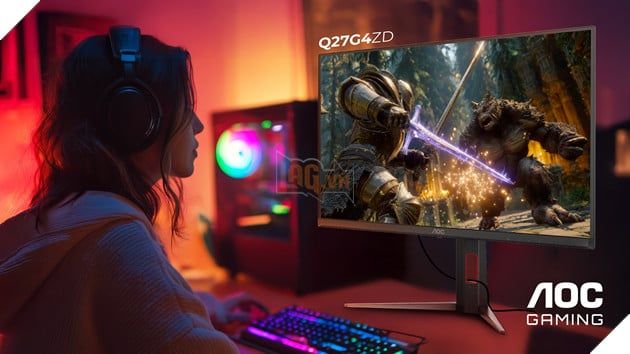 AOC Gaming Q27G4ZD - Màn hình gaming QD-OLED tầm trung với ưu đãi cực khủng chính thức ra mắt lần thứ hai
