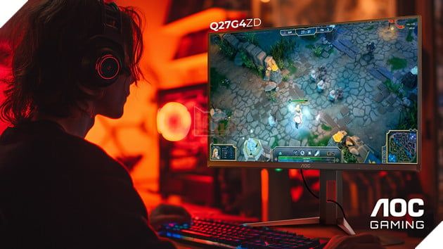 AOC Gaming Q27G4ZD - Màn hình gaming QD-OLED tầm trung chính thức ra mắt với các ưu đãi hấp dẫn