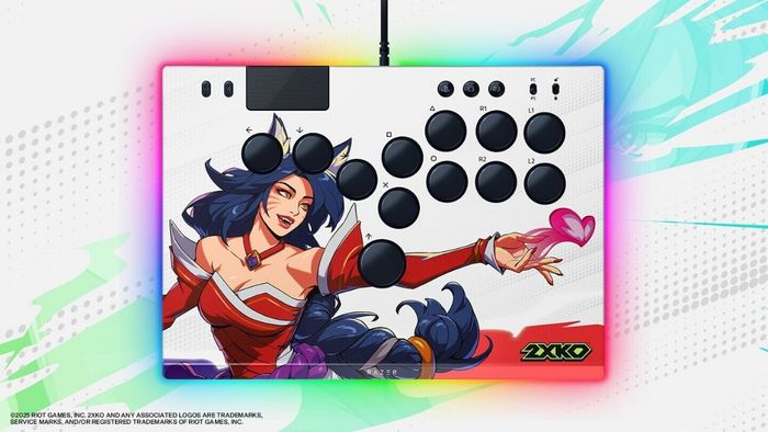 Razer Kitsune - Phiên bản 2XKO, bộ điều khiển arcade kiểu leverless (không cần gạt).