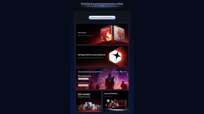 Red Magic 11 Pro sẽ sở hữu nhiều tính năng chơi game vô cùng ấn tượng