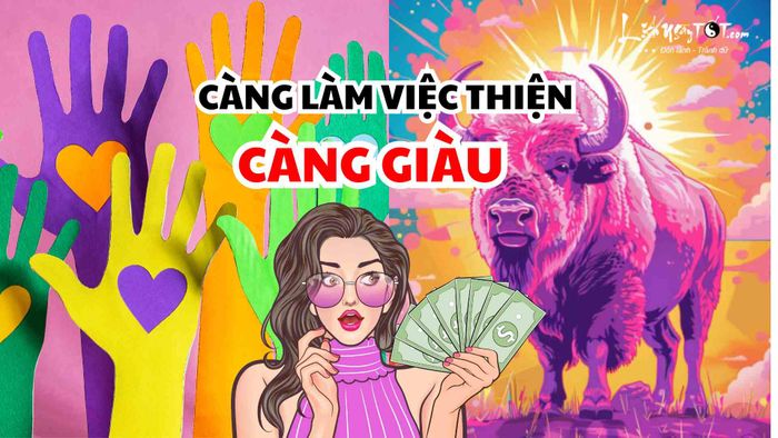 Con giáp càng làm việc thiện càng gia tăng tài lộc