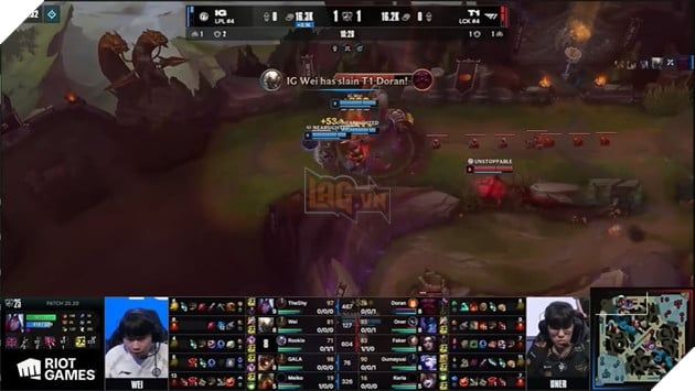 CKTG 2025: T1 Tiếp Tục Hành Trình Bảo Vệ Ngôi Vương Sau Khi Đánh Bại Invictus Gaming 9