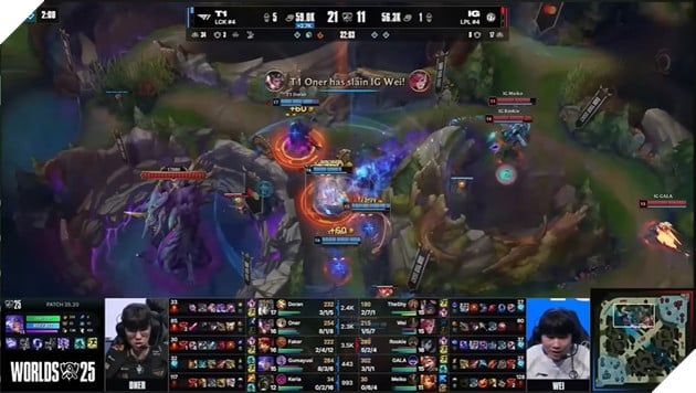 CKTG 2025: T1 Tiếp Tục Hành Trình Bảo Vệ Ngôi Vương Sau Khi Đánh Bại Invictus Gaming 8