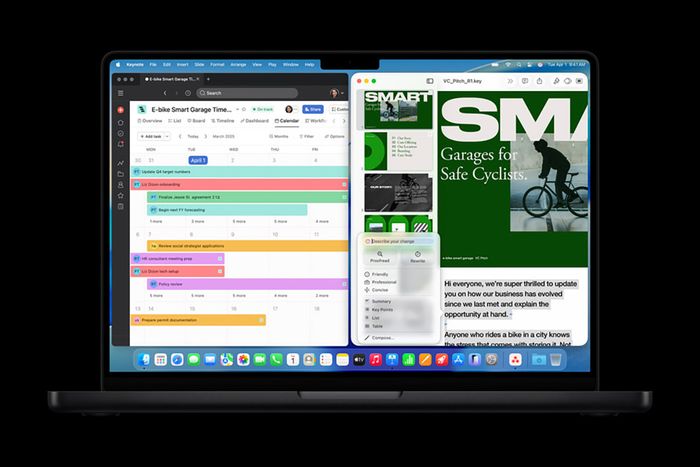 MacBook Pro 14 inch mới sẽ đi kèm với macOS Tahoe. Ảnh: Apple