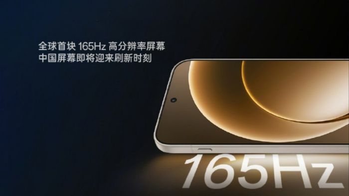 Tấm nền OLED 165Hz của BOE sẽ mang lại trải nghiệm hình ảnh vô cùng ấn tượng cho người dùng.