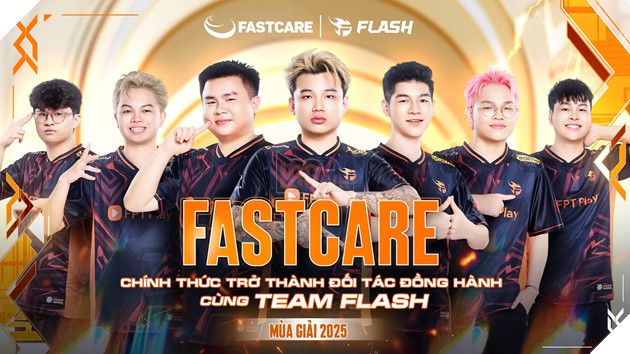 Fastcare chính thức hợp tác với Team Flash trong năm 2025.