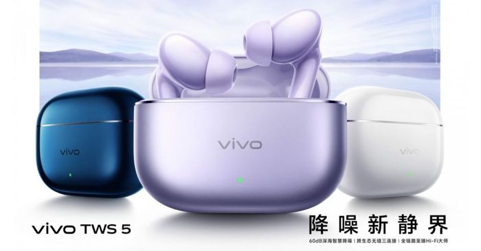 Tai nghe Vivo TWS 5 chính thức được ra mắt.