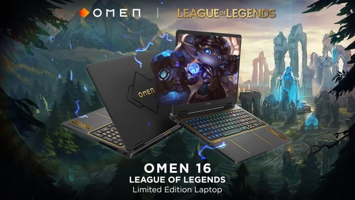 HP chính thức ra mắt Laptop OMEN 16 phiên bản LMHT và Màn hình OMEN 25