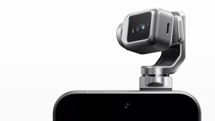 Cánh tay camera này có thiết kế rất giống với chiếc gimbal mini của DJI Osmo Pocket.