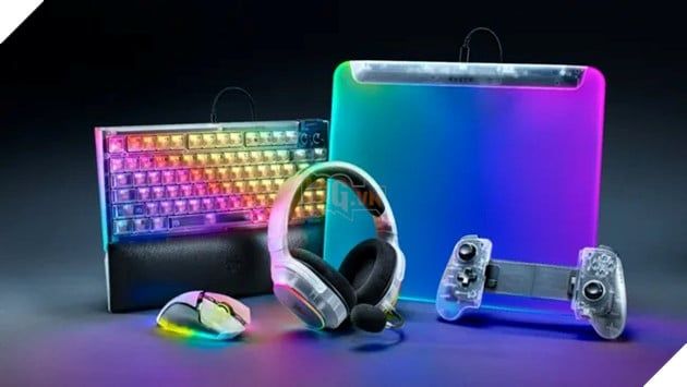 Razer chính thức giới thiệu bộ sưu tập “Phantom White” với các phụ kiện chơi game thiết kế bán trong suốt.