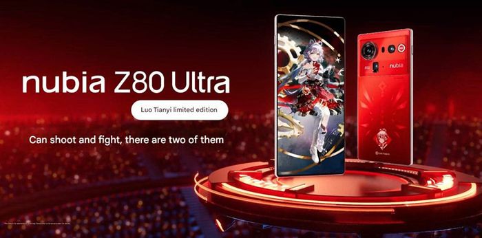 Phiên bản đặc biệt Luo Tianyi của nubia Z80 Ultra mang đến những trải nghiệm cá nhân hóa tuyệt vời.