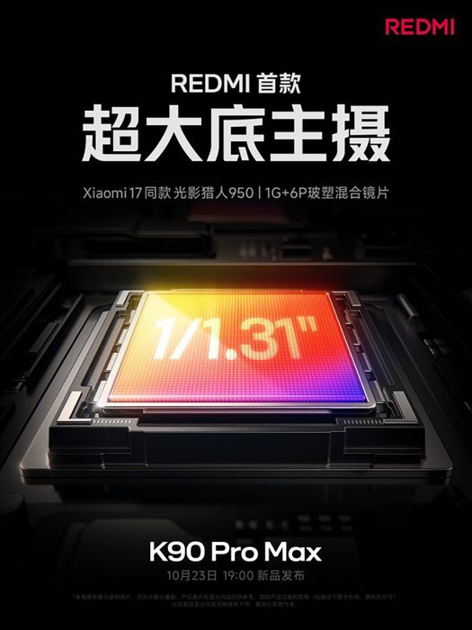 Thông số cấu hình ấn tượng của Redmi K90 Pro Max sắp được ra mắt.