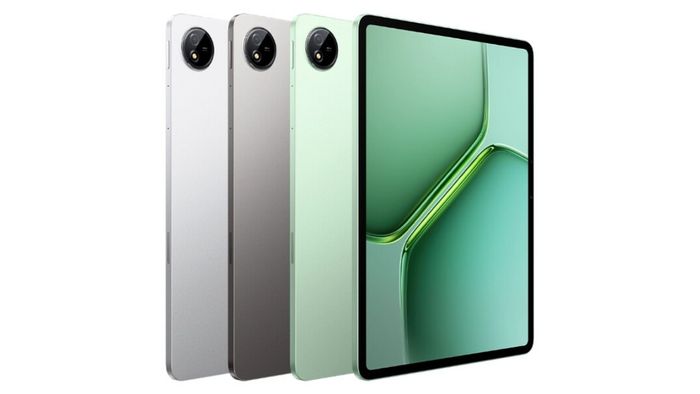 iQOO Pad 5e ra mắt với ba lựa chọn màu sắc: Xanh lá, Xám và Bạc