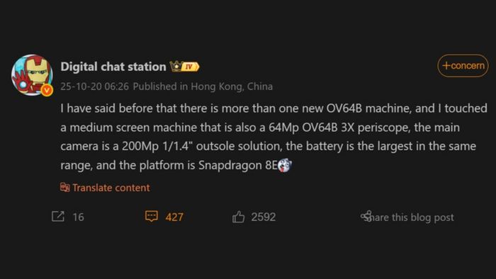 Digital Chat Station tiết lộ rằng mẫu điện thoại tầm trung của HONOR sẽ sử dụng chip Snapdragon 8 Elite.