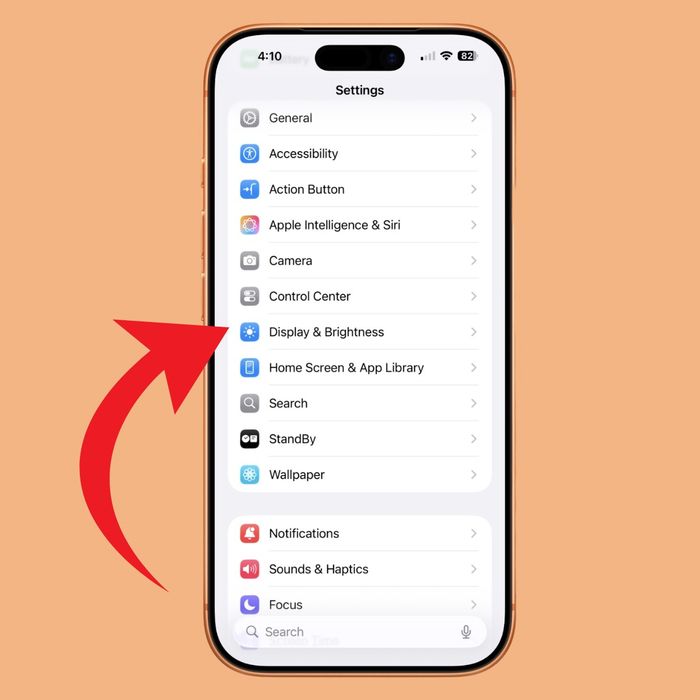 Hướng dẫn chi tiết cách vô hiệu hóa Liquid Glass trên iOS 26.1 – Bước 1