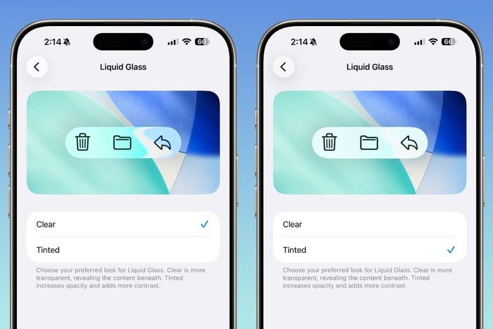 Có nên nâng cấp lên iOS 26.1 để tắt Liquid Glass?