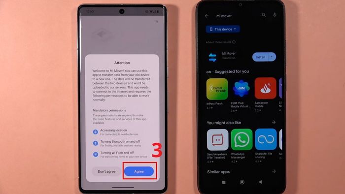 Hướng dẫn chuyển dữ liệu từ Samsung sang Xiaomi – Bước 2
