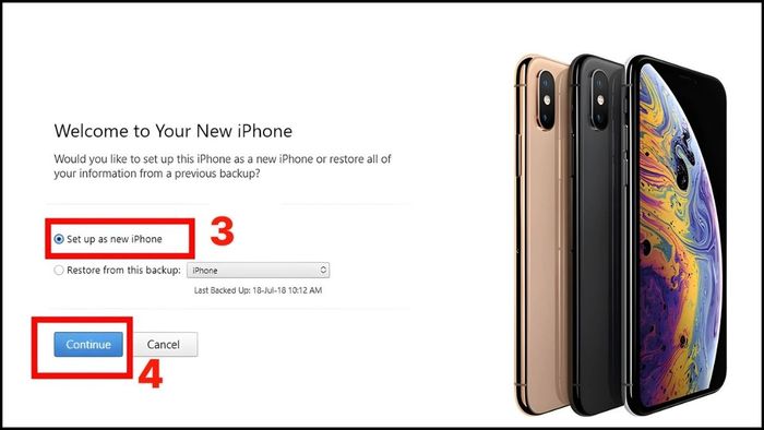 Hướng dẫn kích hoạt iPhone qua iTunes, bước 3