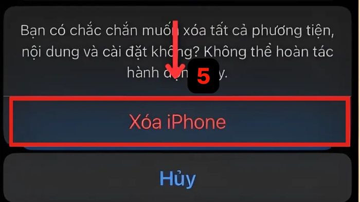Hướng dẫn kích hoạt iPhone trong Cài đặt, bước 3