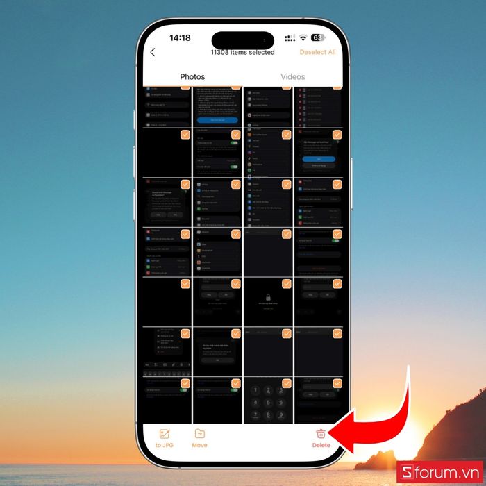 Cách xóa tất cả ảnh bằng ứng dụng bên thứ ba, bước 8