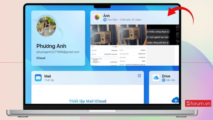 Truy cập vào mục Ảnh trong iCloud trên máy tính của bạn.