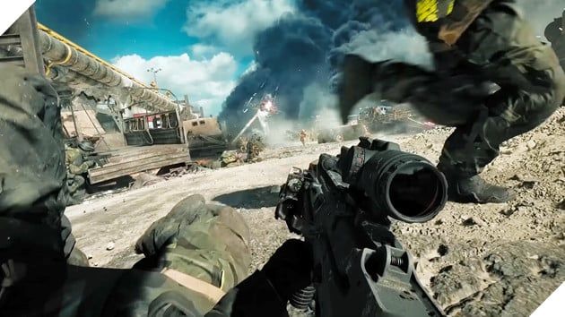 Một số hình ảnh bị rò rỉ của chế độ Battle Royale trong BF6