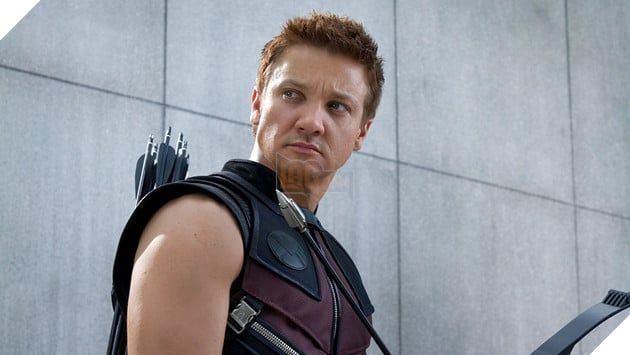Hình ảnh của Jeremy Renner trong trang phục nhân vật Clint Barton.
