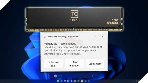 Microsoft giới thiệu tính năng chẩn đoán bộ nhớ chủ động mới trên Windows 11