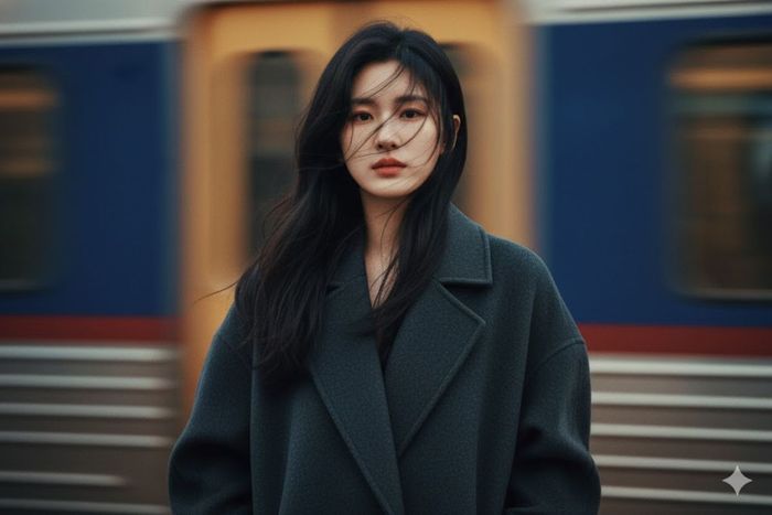 Prompt tạo ảnh AI ga tàu điện hot trend