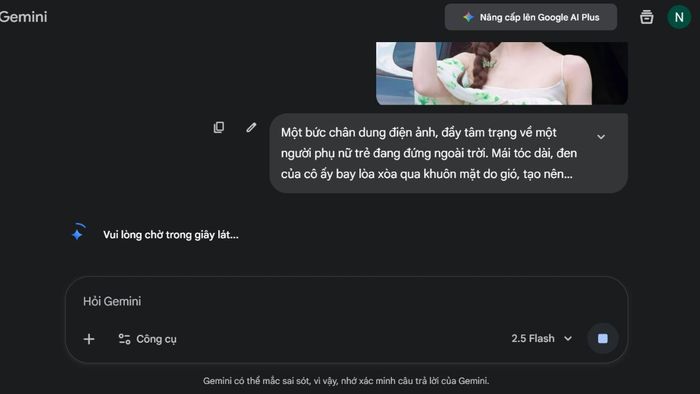 Bước 3: Đợi AI tạo ảnh và chọn lựa bức ảnh yêu thích