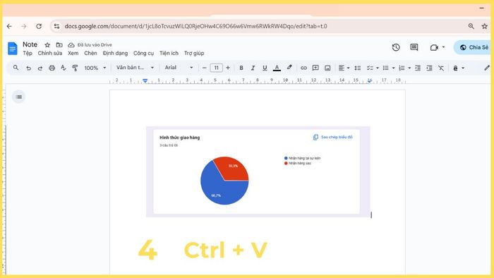 3 phương pháp sao chép biểu đồ từ Google Form vào Word đơn giản 6