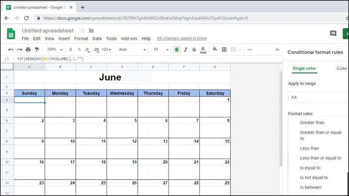 Lợi ích khi sử dụng Google Sheet để tạo lịch