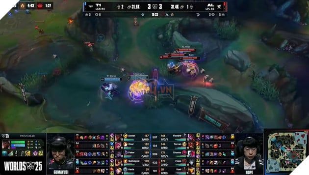 CKTG 2025: T1 vượt qua Anyone's Legends, vào Bán Kết đối đầu với TOP Esports (Phần 5)
