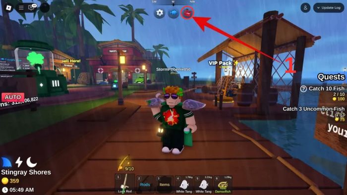 Hướng dẫn nhập code Fish It Roblox