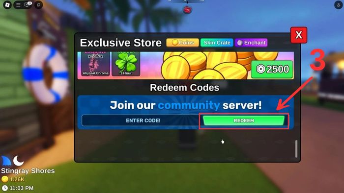 Hướng dẫn nhập code Fish It Roblox