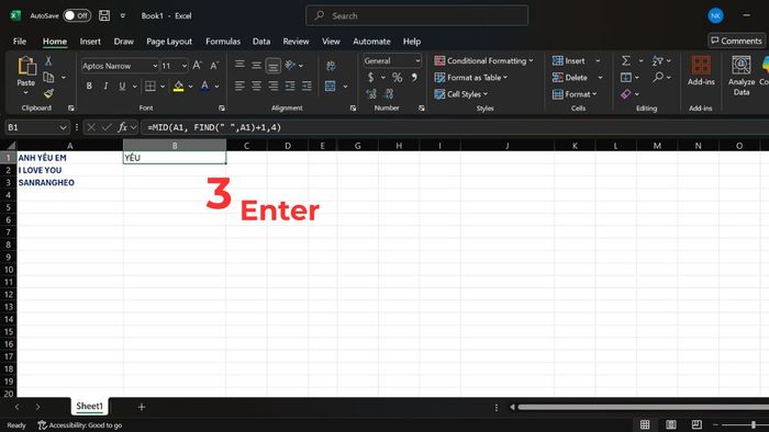 Hướng dẫn sử dụng hàm FIND trong Excel với ví dụ chi tiết 9
