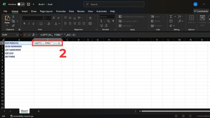Hướng dẫn sử dụng hàm FIND trong Excel với ví dụ chi tiết 5