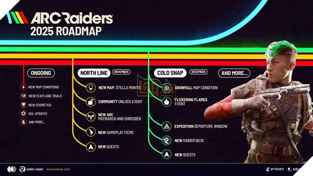 Lịch Trình Phát Hành Nội Dung Mới Của ARC Raiders Đến Cuối Năm 2025 2