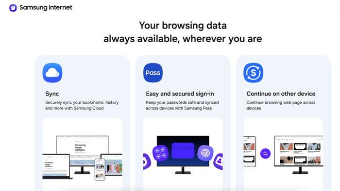 Samsung giới thiệu trình duyệt Internet