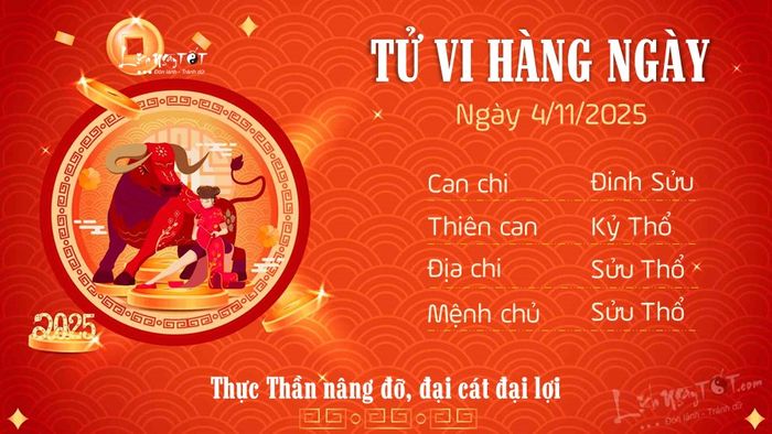 2. Tử vi hàng ngày 4-11-2025 dành cho tuổi Sửu