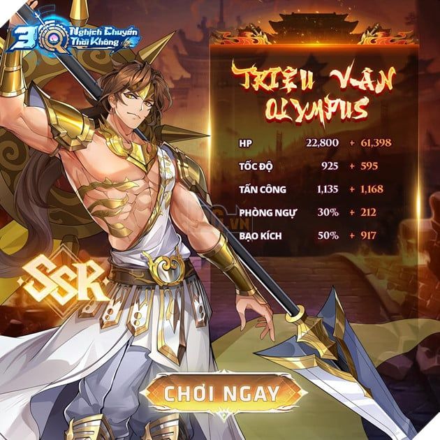 Tựa game 3Q Nghịch Chuyển Thời Không chính thức ra mắt, hứa hẹn mang lại những trận chiến chiến thuật đỉnh cao đầy kịch tính.