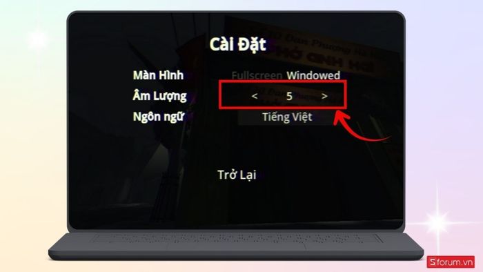 Điều chỉnh âm thanh và nhạc nền trong game theo sở thích của bạn