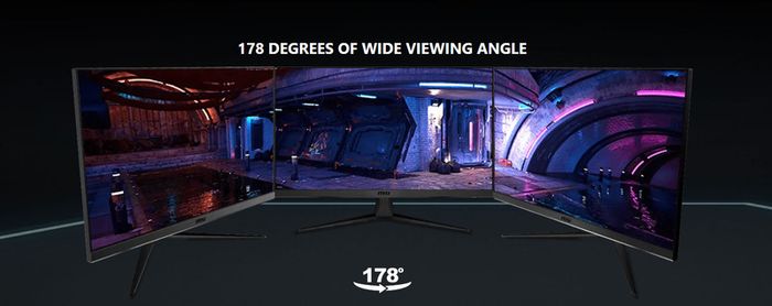 Màn hình MSI G2712F trang bị tấm nền Ultra rapid IPS.