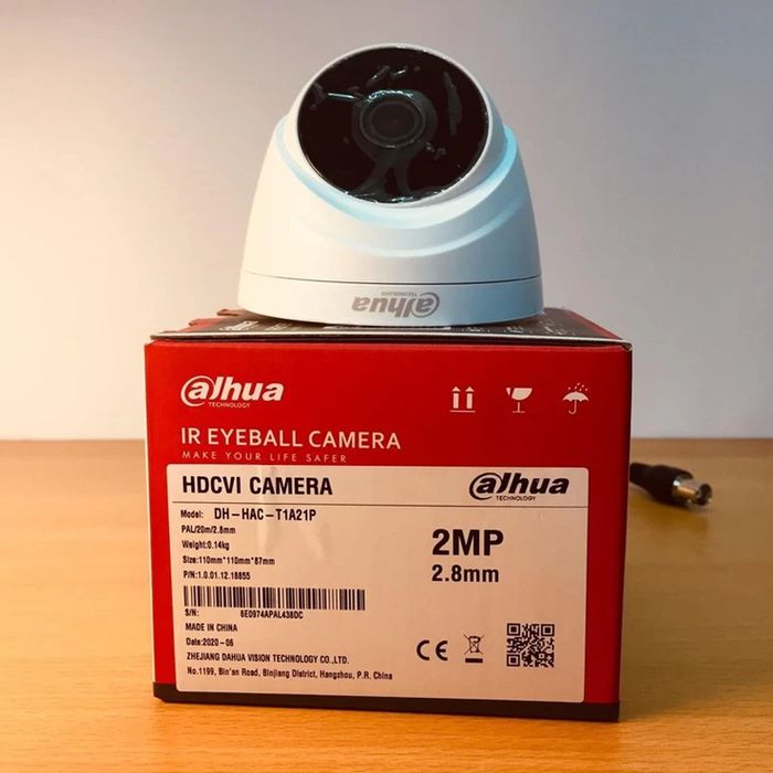 Camera tròn Dahua DH-HAC-T1A21P chất lượng hình ảnh Full HD