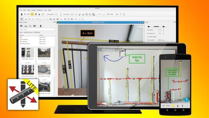 Photo Measures - ứng dụng thiết kế nhà trên điện thoại miễn phí