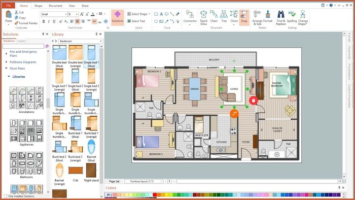 Floor Plan Creator - ứng dụng thiết kế nhà 3D tiện lợi